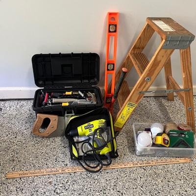 Husky Toolbox With Contents, Hardware & More (G-MG)