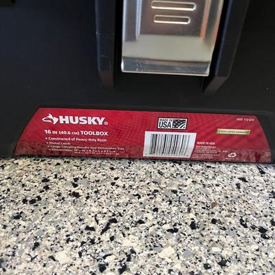 Husky Toolbox With Contents, Hardware & More (G-MG)