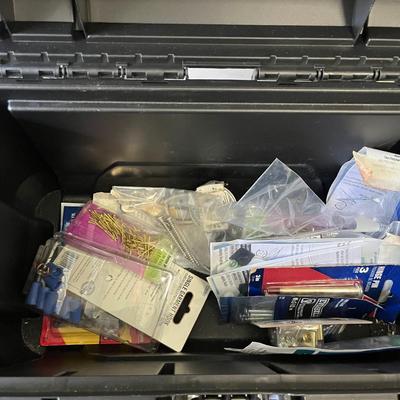 Husky Toolbox With Contents, Hardware & More (G-MG)