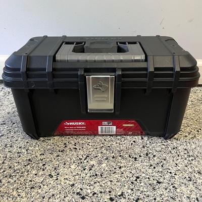 Husky Toolbox With Contents, Hardware & More (G-MG)