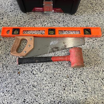 Husky Toolbox With Contents, Hardware & More (G-MG)