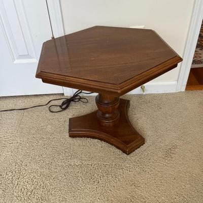Octagon Shaped Side Table By Sheffield