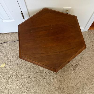 Octagon Shaped Side Table By Sheffield