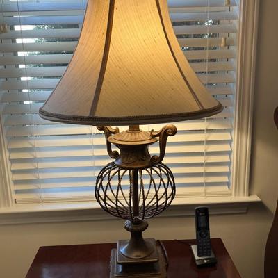 Classic Style Table Lamp with Antique Bronze Plated Base Choice #2 (B3)