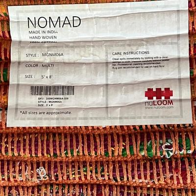 Nomad Hand Woven In India 5ft x 8ft Rag Rug (SR-RG)