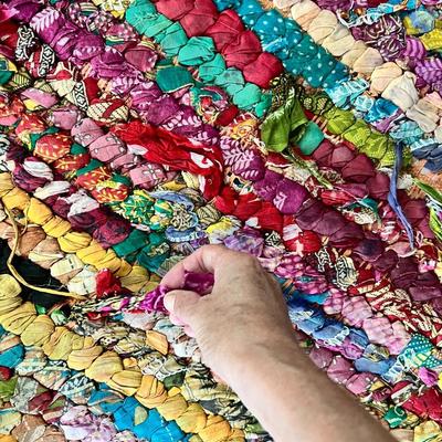 Nomad Hand Woven In India 5ft x 8ft Rag Rug (SR-RG)