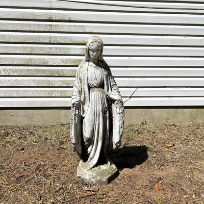 G534 Concrete Virgin Mary Statue