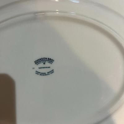Pink Old Britain Castles Serving Platter By Johnson Brothers (K)
