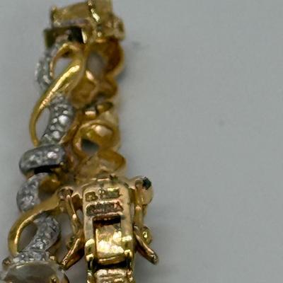 LOT 112: Gemstone 925 Bracelet 8.7 gtw