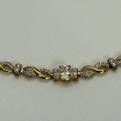 LOT 112: Gemstone 925 Bracelet 8.7 gtw