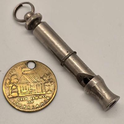 LOT 153jewelry: Various Themed Pendants with Pearl Brooches and Whistle