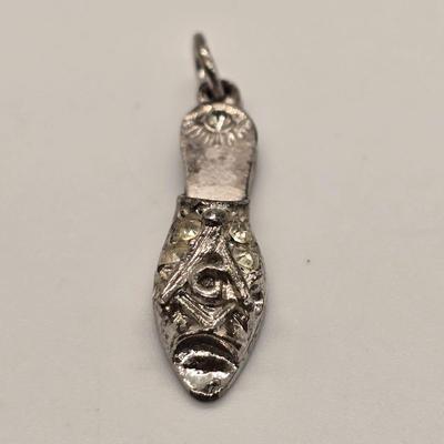 LOT 153jewelry: Various Themed Pendants with Pearl Brooches and Whistle