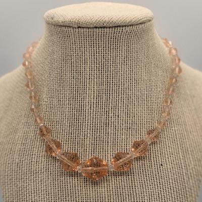 LOT 156jewelry: 16"-20" AB Crystal Beaded Necklaces and Earrings