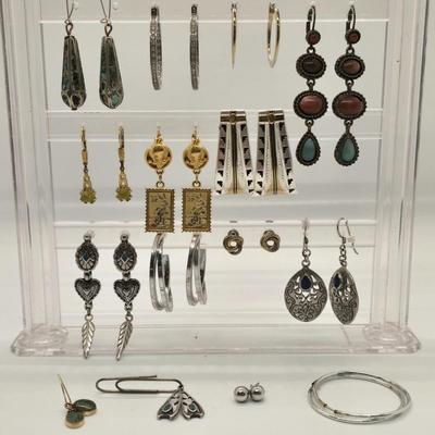 LOT 160jewelry: Looney Tunes Tweety Bird Earrings with Assorted Gold-toned and Silver-toned Earrings