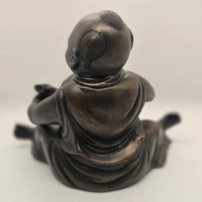 LOT 162: Resin Laughing Buddha Statues