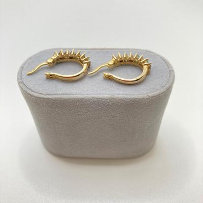 LOT 191: Vintage Jewelry - Krementz Gold Tone Herringbone Chain 24", Earrings, Pendant and More (Sterling Included)