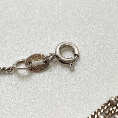 LOT 193: Southwestern Spooky Coral Spider 925 Pendant Necklace