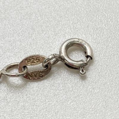 LOT 193: Southwestern Spooky Coral Spider 925 Pendant Necklace