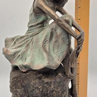 LOT 197: Genesis Fine Arts Of Ireland Cold Cast Bronze Statue
