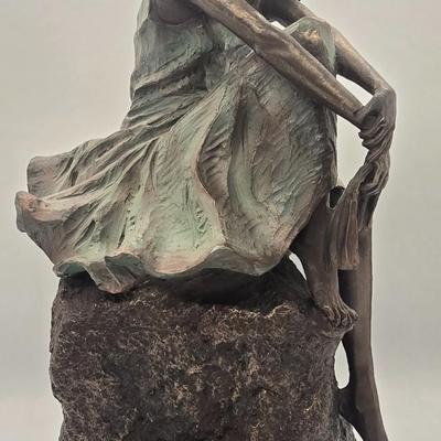 LOT 197: Genesis Fine Arts Of Ireland Cold Cast Bronze Statue