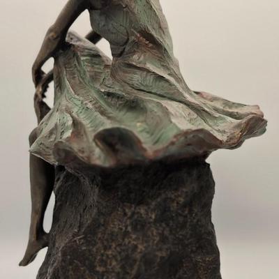 LOT 197: Genesis Fine Arts Of Ireland Cold Cast Bronze Statue
