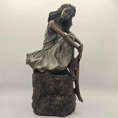 LOT 197: Genesis Fine Arts Of Ireland Cold Cast Bronze Statue