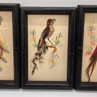 LOT 198: Three Vintage John Wannamaker Framed Feathercraft Prints