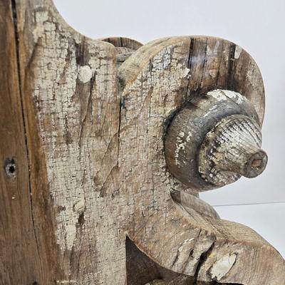LOT 200: Architectural Salvage Wood Corbels