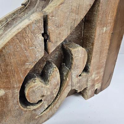 LOT 200: Architectural Salvage Wood Corbels