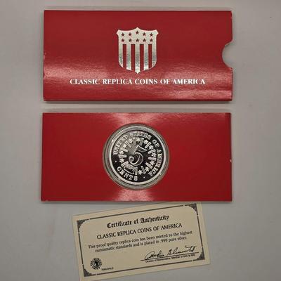 LOT 201: Classic Replica Coins of America, Set of 4