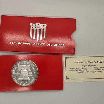 LOT 201: Classic Replica Coins of America, Set of 4