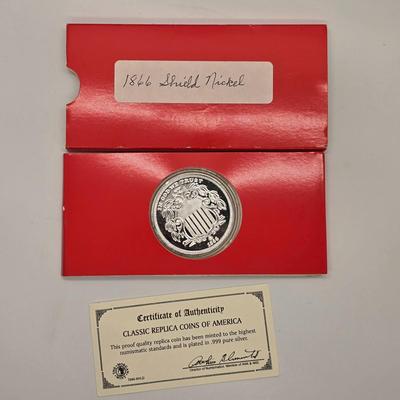 LOT 201: Classic Replica Coins of America, Set of 4