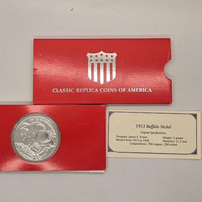 LOT 202: Classic Replica Coins of America, Set of 5