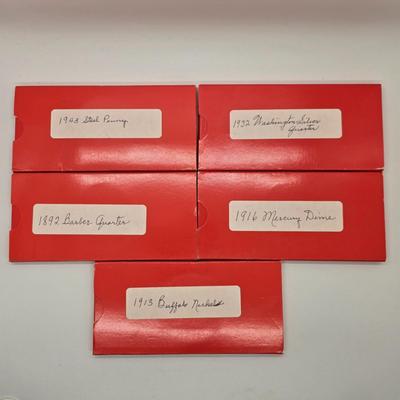LOT 202: Classic Replica Coins of America, Set of 5
