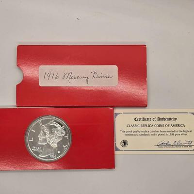 LOT 202: Classic Replica Coins of America, Set of 5