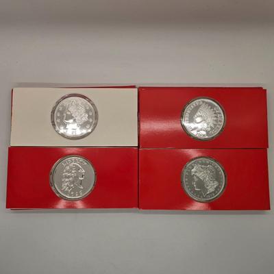 LOT 203: Classic Replica Coins of America, Set of 4