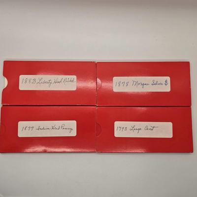 LOT 203: Classic Replica Coins of America, Set of 4