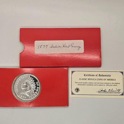 LOT 203: Classic Replica Coins of America, Set of 4