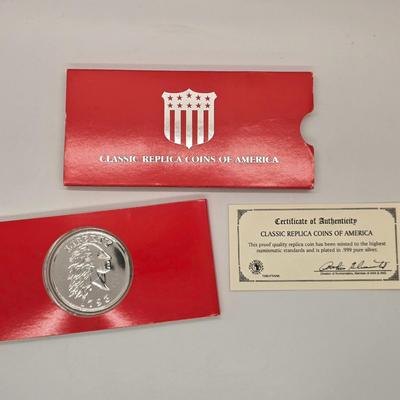 LOT 203: Classic Replica Coins of America, Set of 4