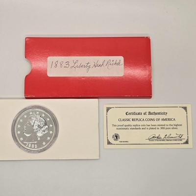 LOT 203: Classic Replica Coins of America, Set of 4