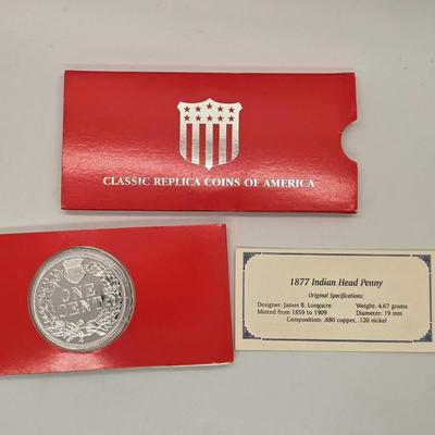 LOT 203: Classic Replica Coins of America, Set of 4