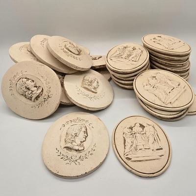 LOT 205: Grand Tour Intaglio Replicas- Great project pieces