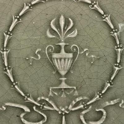 LOT 206: 14 Architectural Salvage Glazed Ceramic Wall Tiles