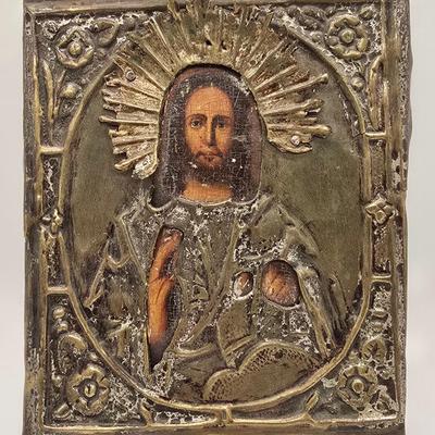 LOT 207: First Edition "Russian Tales" Vinogradov Porcelain Factory Collector's Plate with Religious Icon and Doll