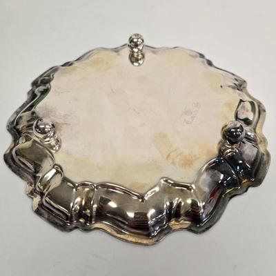 LOT 210: Godinger "1855 Email de Limoges" Collector's Plate, Glazed Ceramic Jug, Silver-plate Trays, Alabaster Carved...