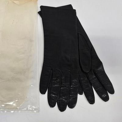LOT 213: Marilyn Monroe Biography, Vintage Perfume, AB Crystal Necklaces, Ceramic Trinket Box, Vintage Gloves, and Nippon Style Porcelain...