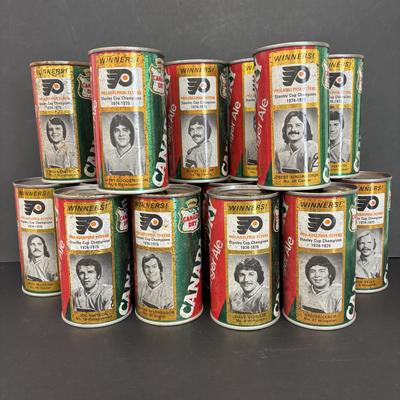 LOT 217: Canada Dry Philadelphia Flyers Stanley Cup Banks