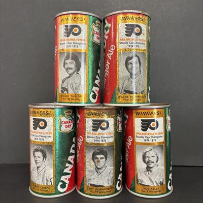 LOT 217: Canada Dry Philadelphia Flyers Stanley Cup Banks