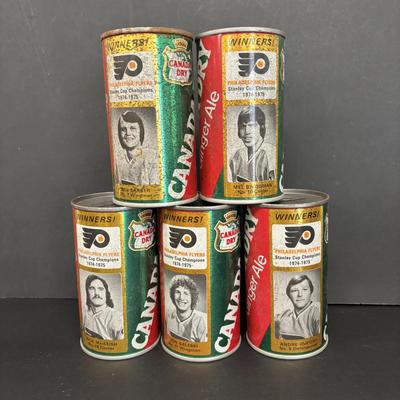 LOT 217: Canada Dry Philadelphia Flyers Stanley Cup Banks