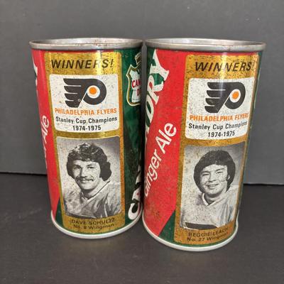 LOT 217: Canada Dry Philadelphia Flyers Stanley Cup Banks